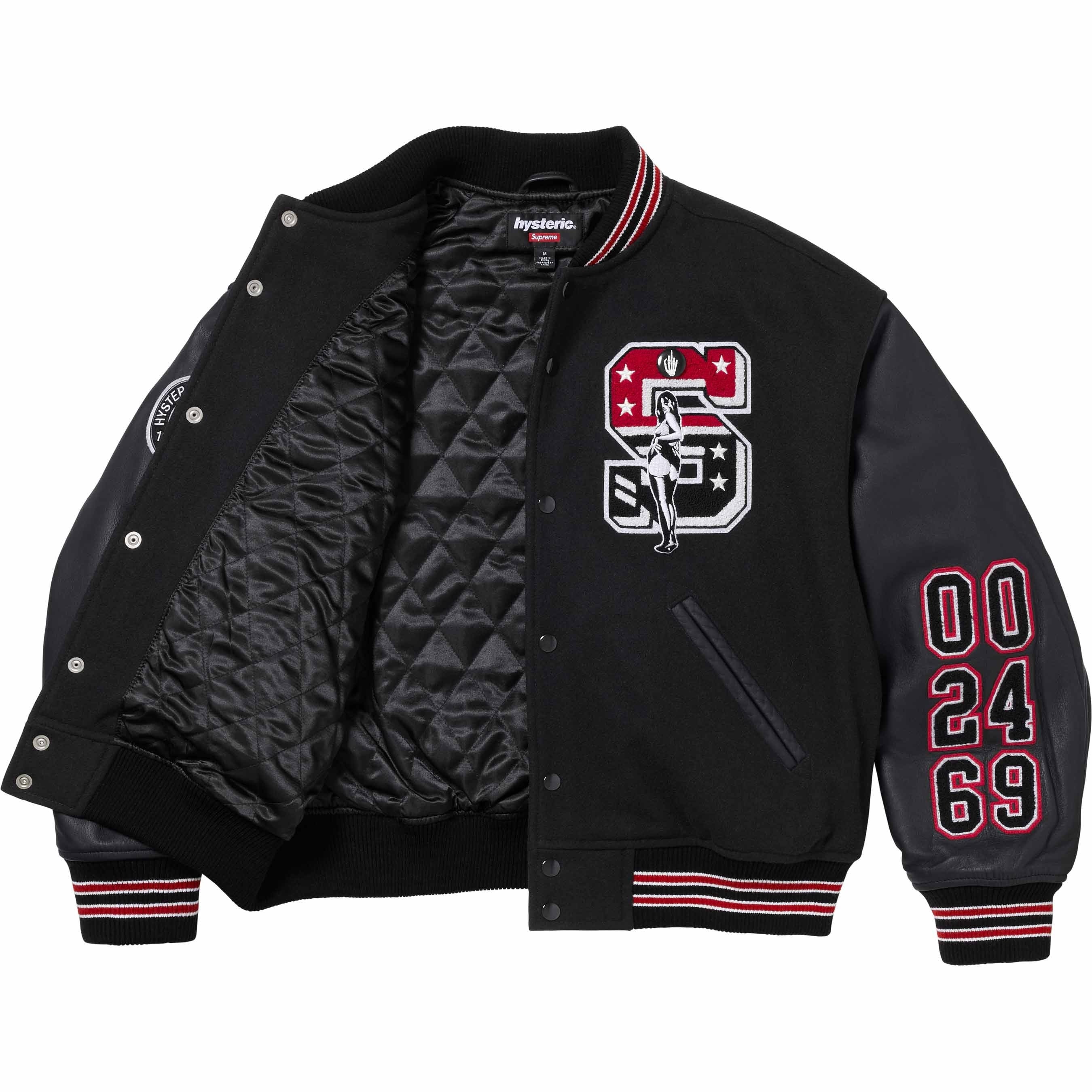 Supreme®/HYSTERIC GLAMOUR Varsity Jacket view 5
